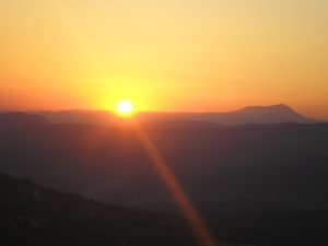Рассвет на горе Иремель